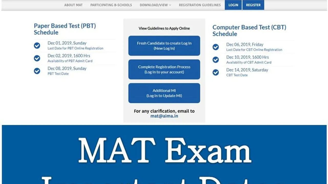 AIMA to Release MAT December 2023 Session Admit Cards Today
