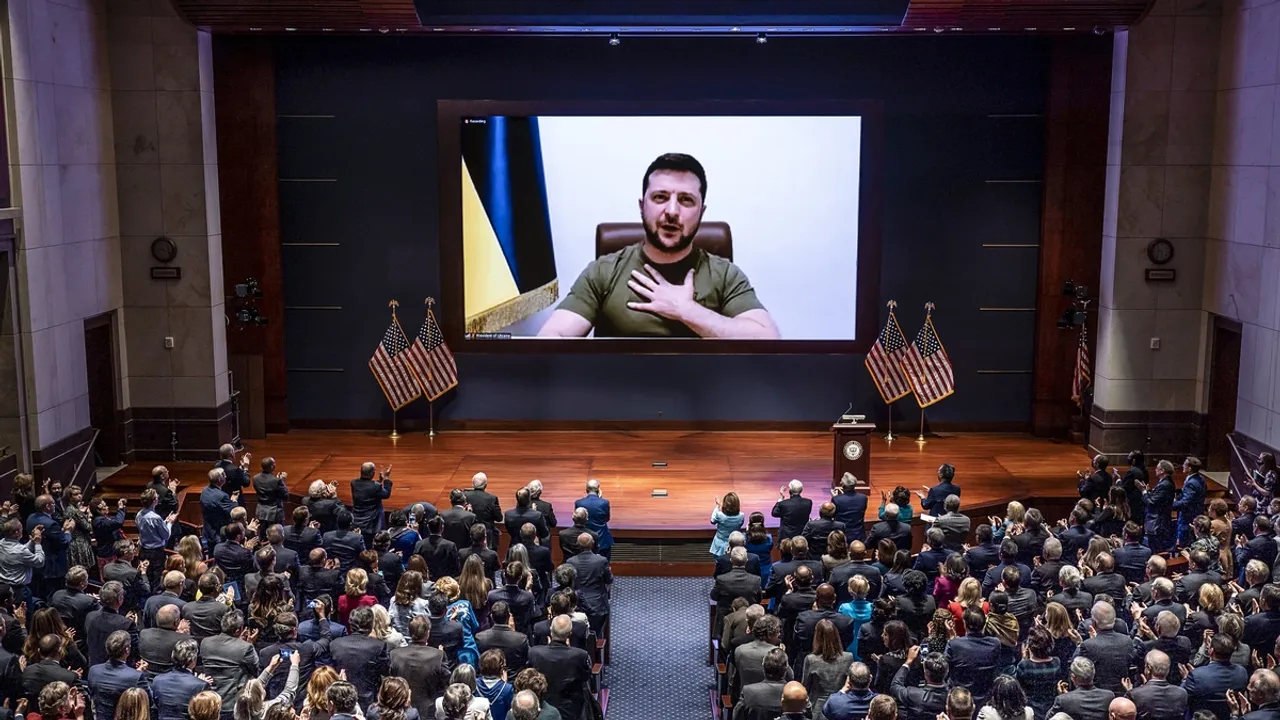 Ukraine President Zelenskyy to Address U.S. Senators by Video for Urgent Aid Approval