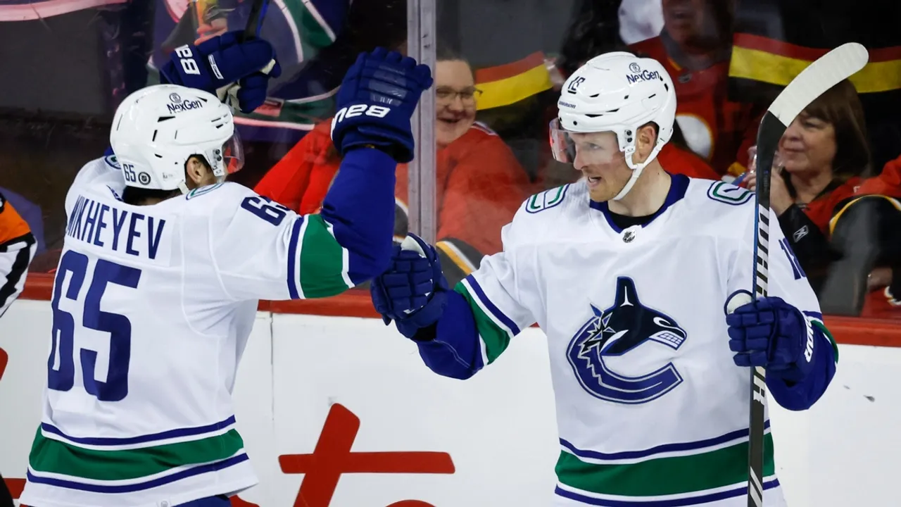 Vancouver Canucks Clinch Tight Victory Over Calgary Flames