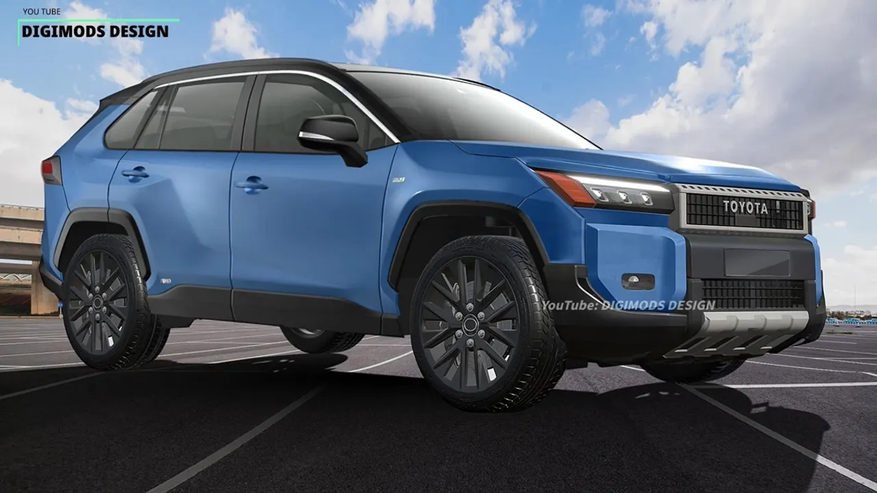 2025 Toyota RAV4 Digital Renderings Fuel Speculation of Land Cruiser