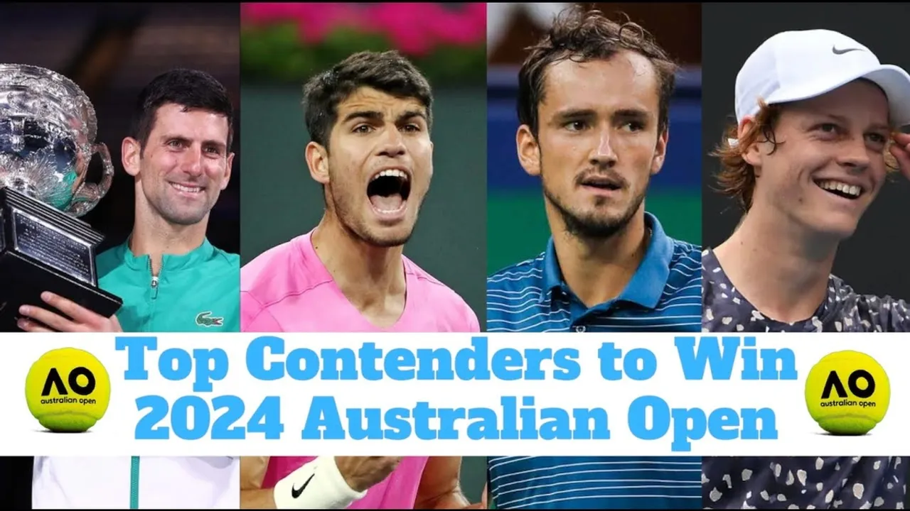 Australian Open 2024 A Tale of Three Contenders
