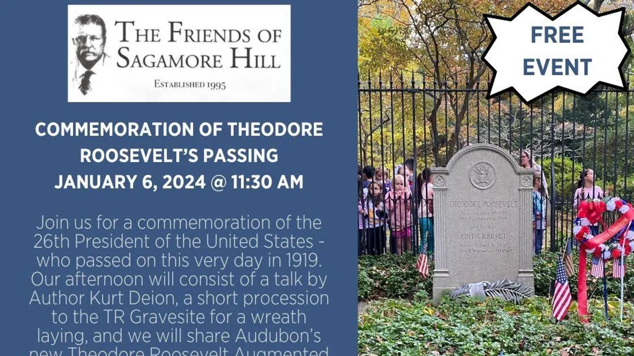 Honoring Theodore Roosevelt's Legacy: 105th Death Anniversary Commemoration at Oyster Bay