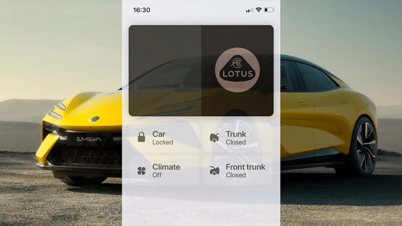 Lotus Emeya Models Now Support Apple Car Key: A Leap Towards Digital Convenience