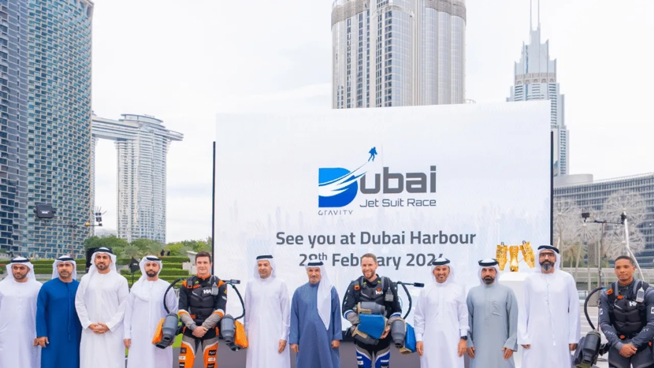Dubai Ushers in a New Era of Aerial Sports with World's First Jet Suit Race