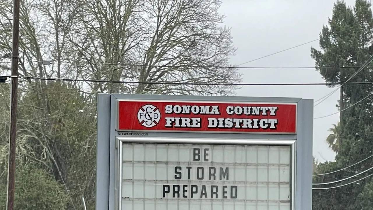 Sonoma Fire Crews Rescue Stranded Driver Amid Atmospheric River Flooding