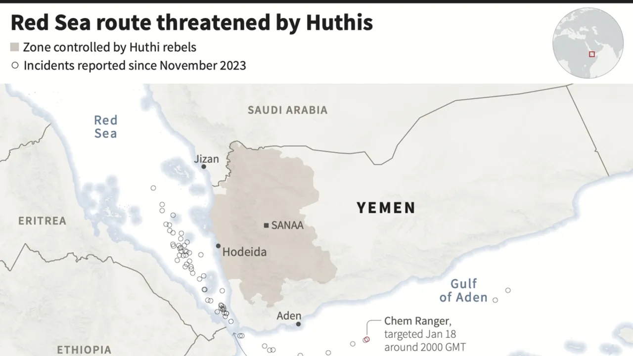 Houthi Attacks Drive 42 Drop in Suez Canal Trade Volume Global Impact