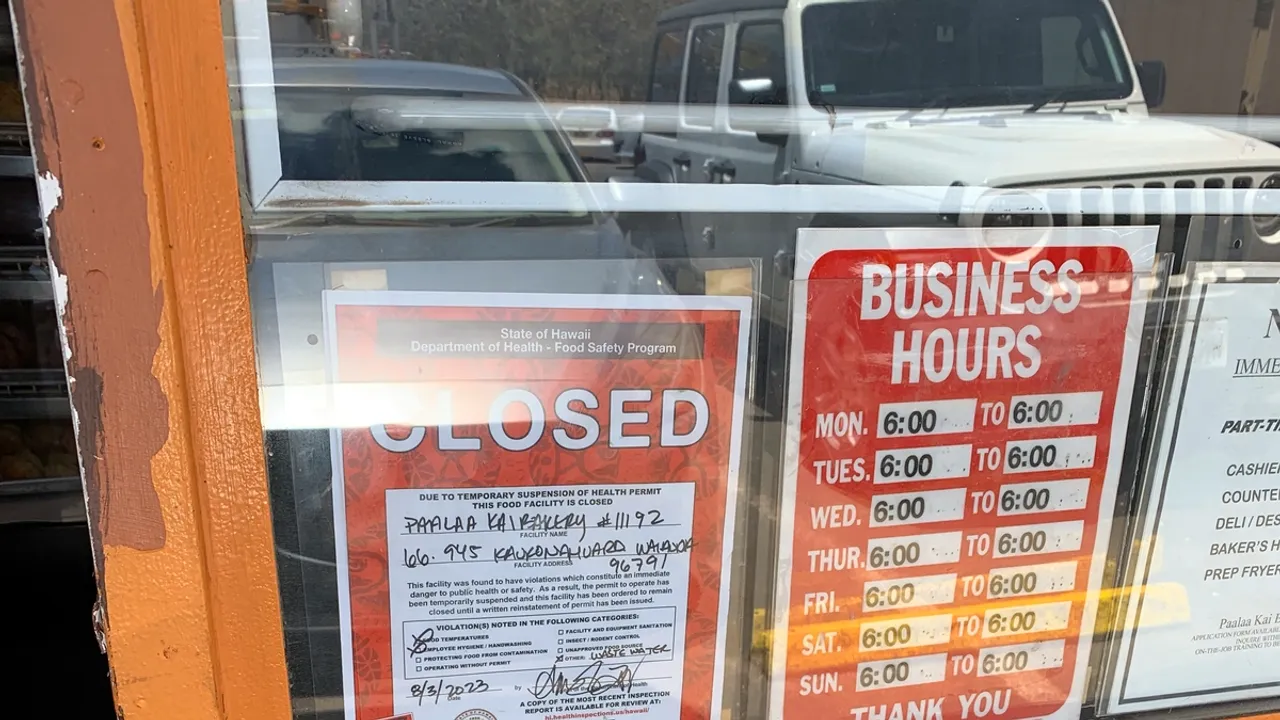 Taste Tea Kiosk in Pearlridge Shut Down over Health Violations