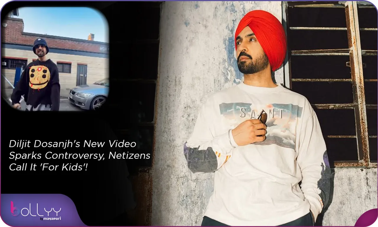 Diljit Dosanjh's New Video Sparks Controversy, Netizens Call It 'For Kids'!