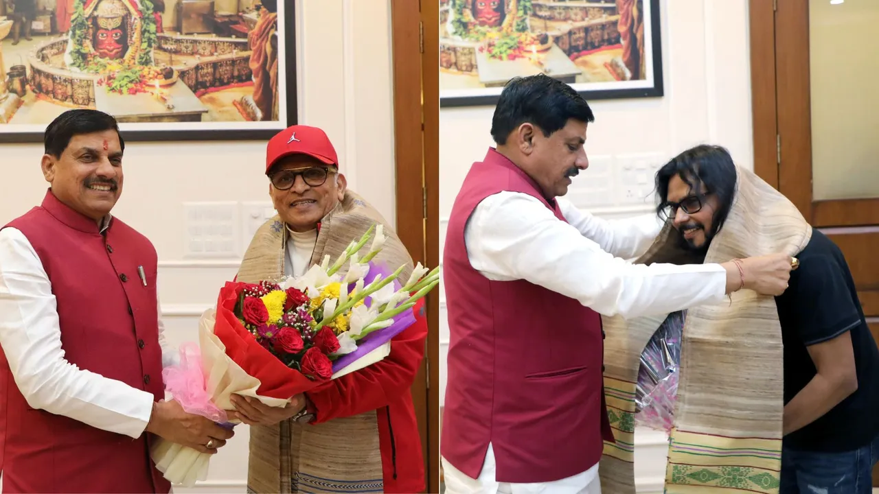 Annu Kapoor & Kumarr Meet MP CM Dr. Mohan Yadav Ahead of Antakshari