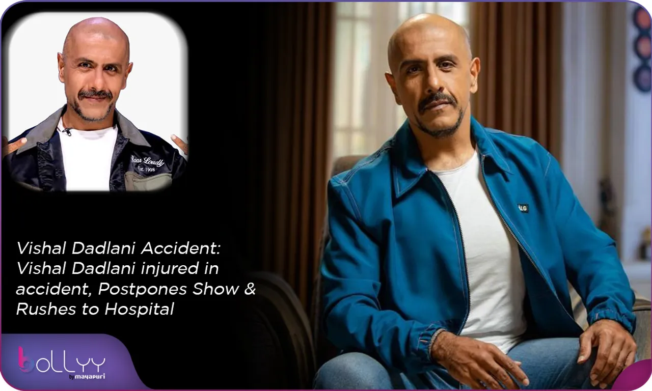 Vishal Dadlani Accident Vishal Dadlani injured in accident, Postpones Show & Rushes to Hospital