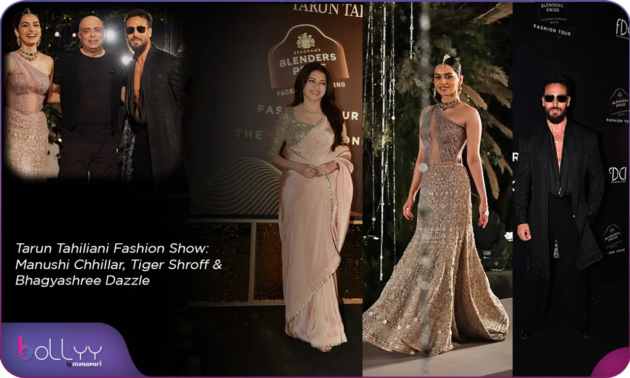 Tarun Tahiliani Fashion Show Manushi Chhillar, Tiger Shroff & Bhagyashree Dazzle