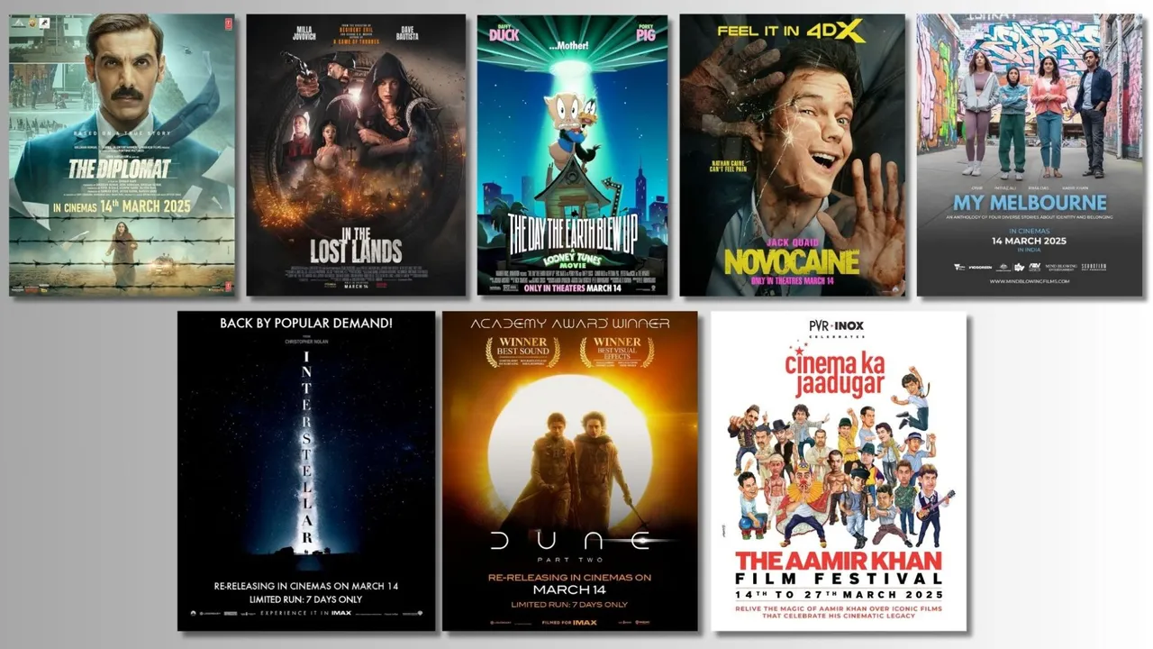 Now Showing The Diplomat, In the Lost Lands, Novocaine, Aamir Khan Film Festival and a Sci-Fi Bonanza!