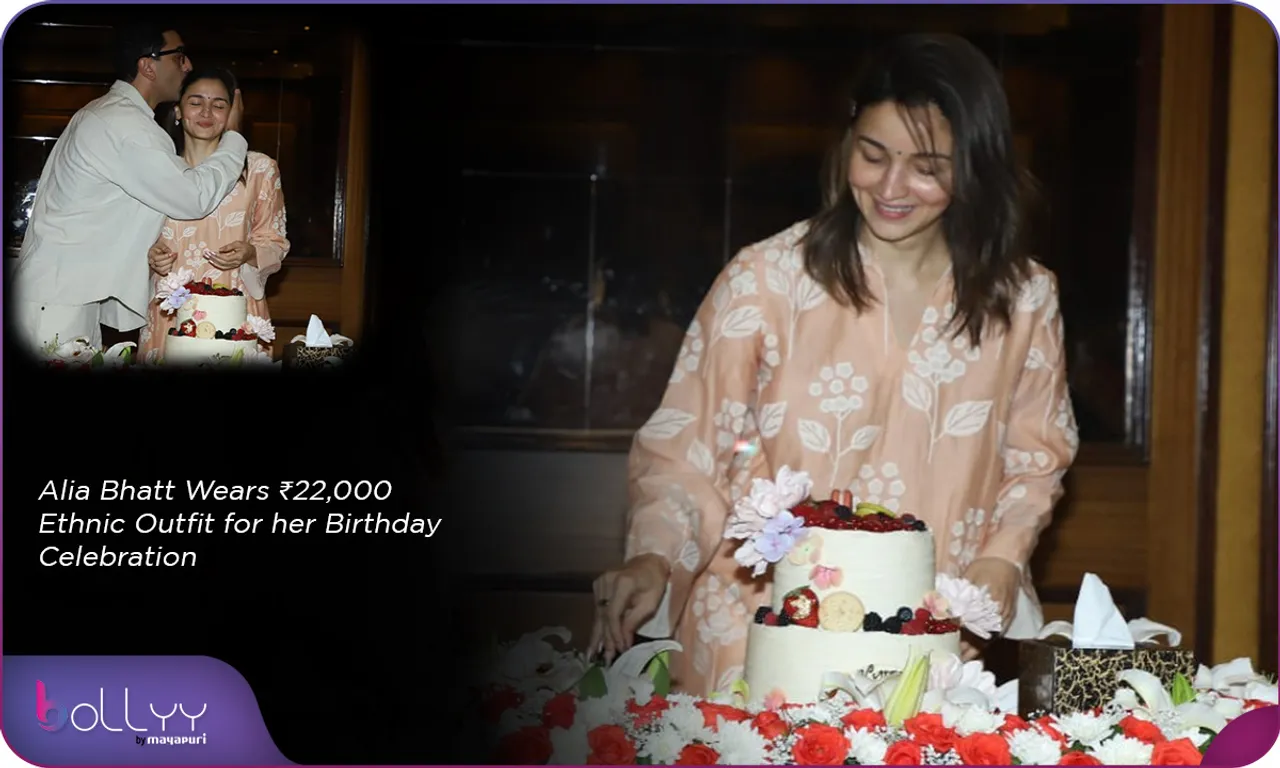 Alia Bhatt's Birthday Look Wore a Stunning Rs 22,000 Outfit for Celebration with Ranbir