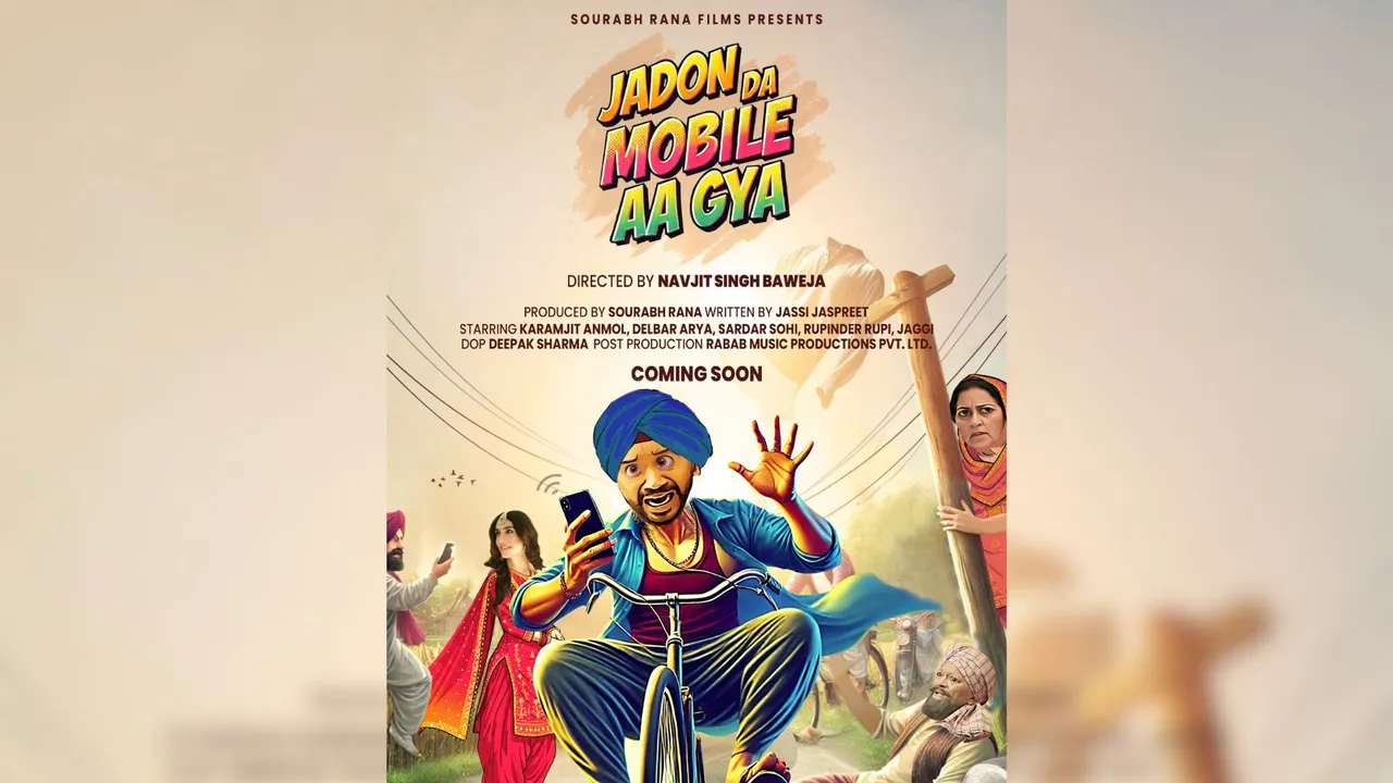 Delbar Arya’s ‘Jadon Da Mobile Aagya’ Poster Out A Comedy with a Purpose