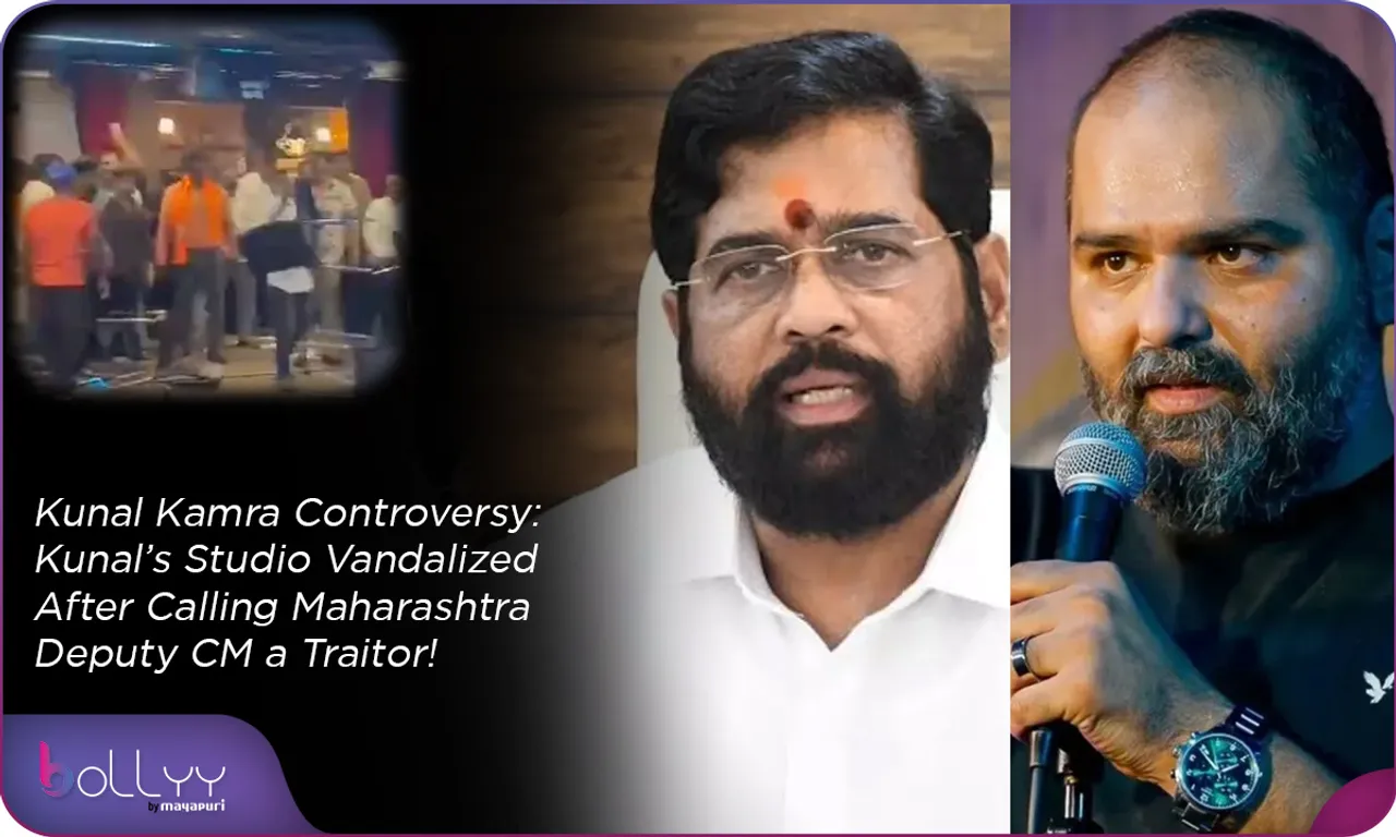Kunal Kamra Controversy Kunal’s Studio Vandalized After Calling Maharashtra Deputy CM a Traitor!