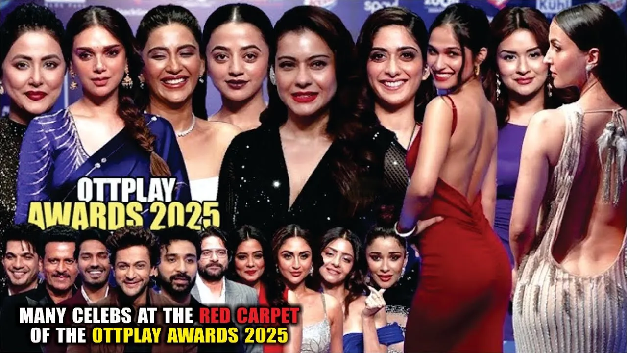 OTTplay Awards 2025 Kajol, Aditi Rao, Jyothika, Priyamani, and Hina Khan Shine at the Starry Night