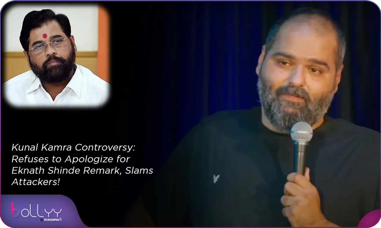 Kunal Kamra Controversy Refuses to Apologize for Eknath Shinde Remark, Slams Attackers!