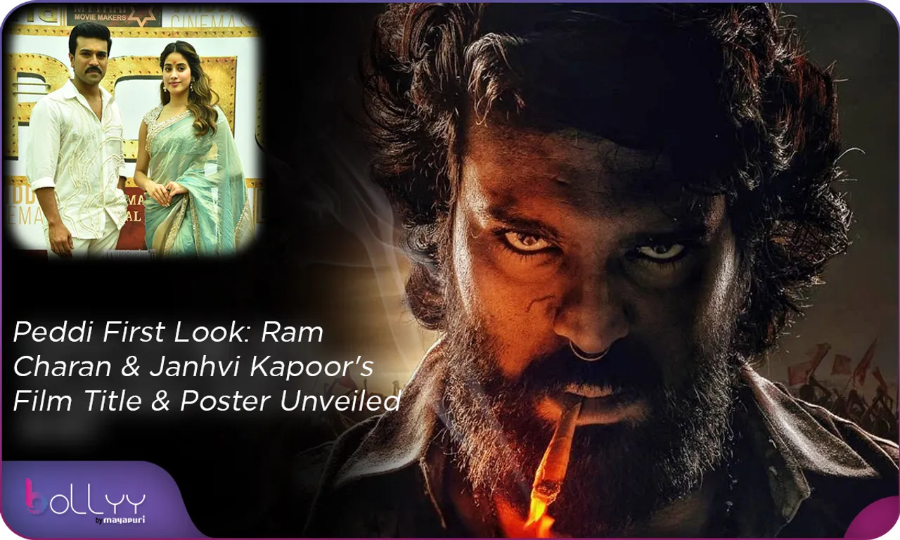 Peddi First Look Ram Charan & Janhvi Kapoor's Film Title & Poster Unveiled