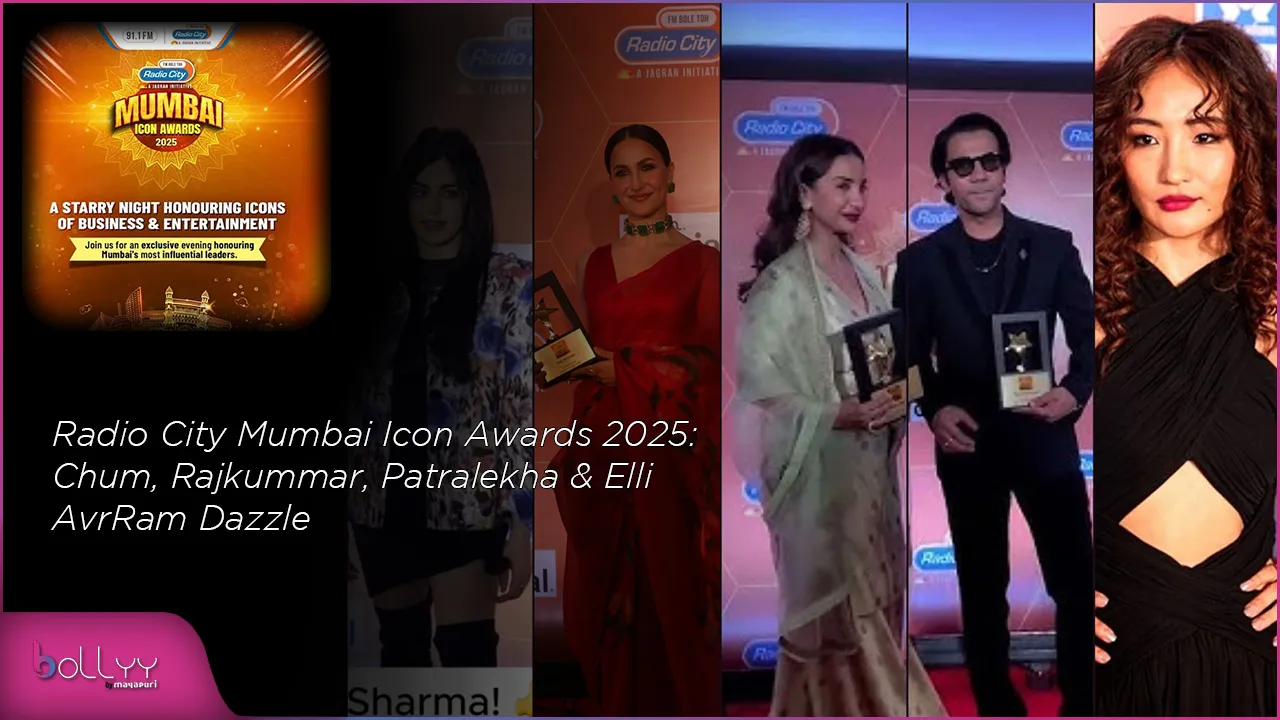 Radio City Mumbai Icon Awards 2025 Chum, Rajkummar, Patralekha & Elli AvrRam Dazzle