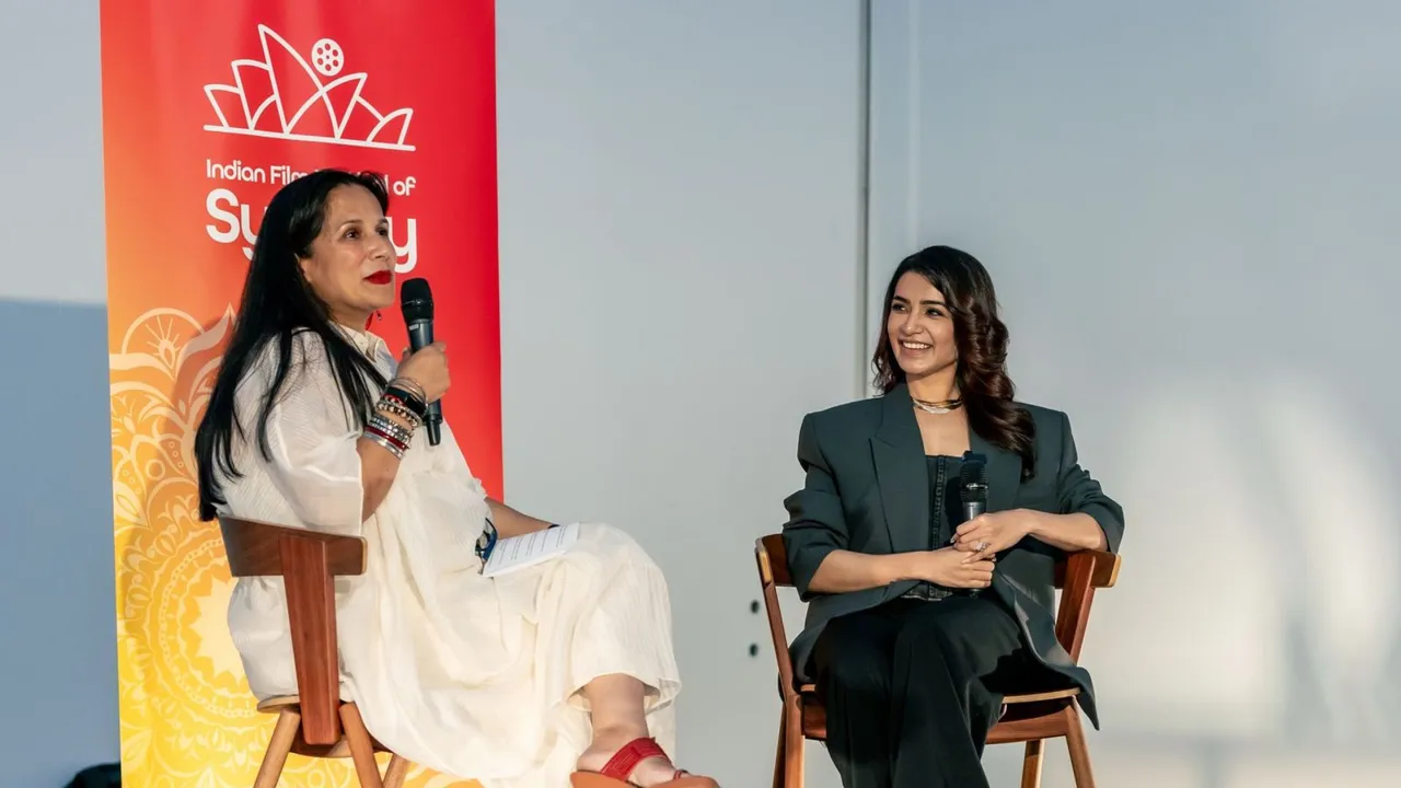 Samantha Prabhu Gets Candid at 11th Indian Film Festival of Sydney Curtain Raiser