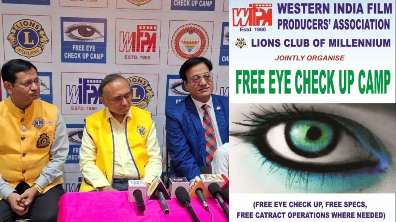 Western India Film Producers Association organised free eye check-up camp