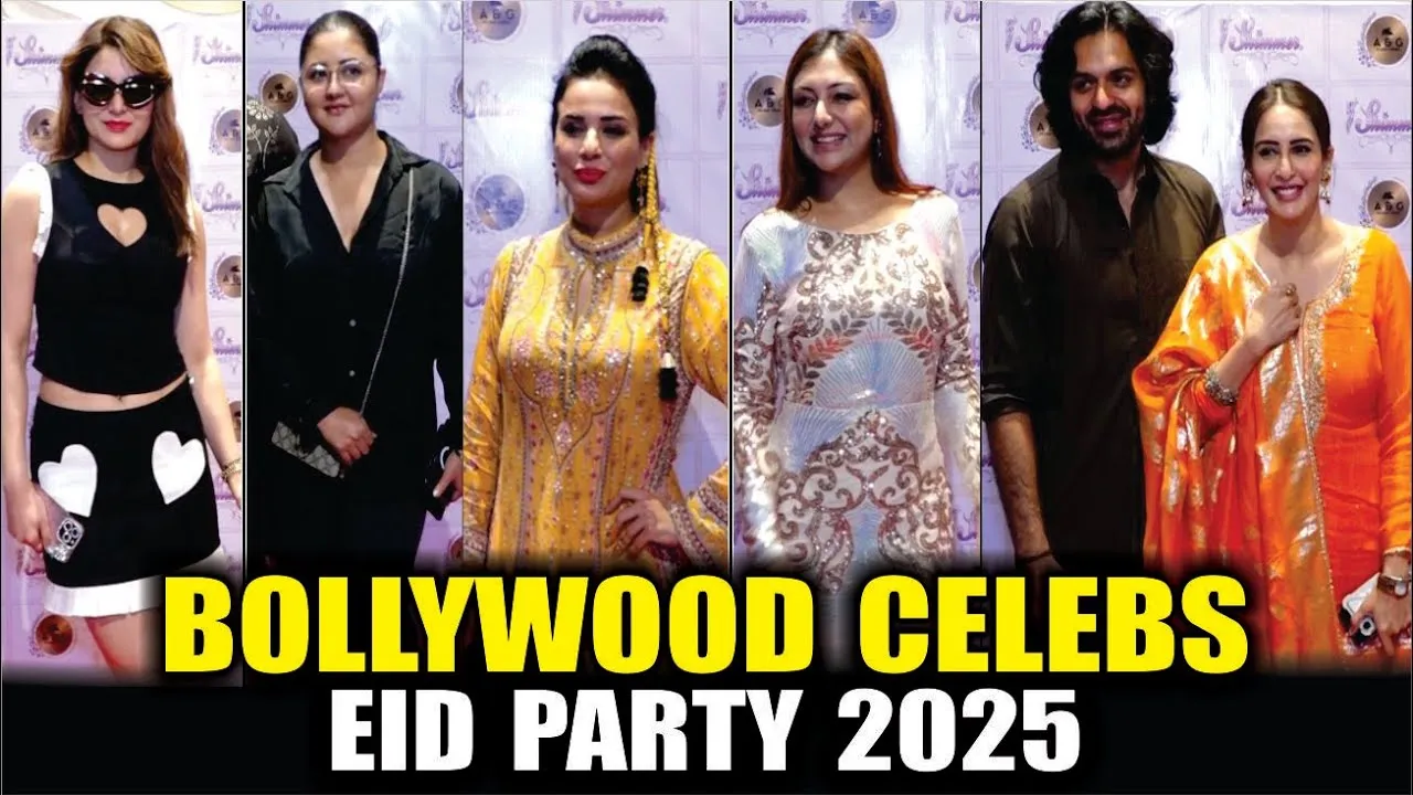 Bollywood Eid Party 2025 Urvashi Rautela, Rashmi Desai & Sara Arfeen Khan Shine