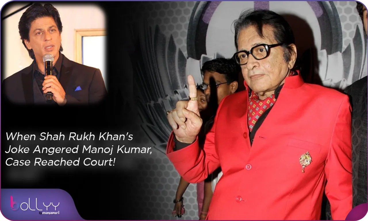When Shah Rukh Khan's Joke Angered Manoj Kumar, Case Reached Court!