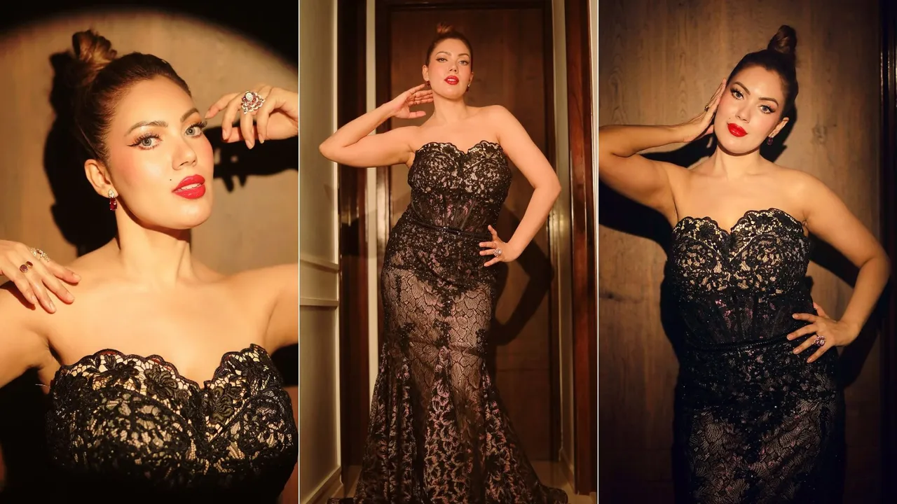 Munmun Dutta Stuns in Black Gown, Fans Adore Her Impeccable Fashion Sense!