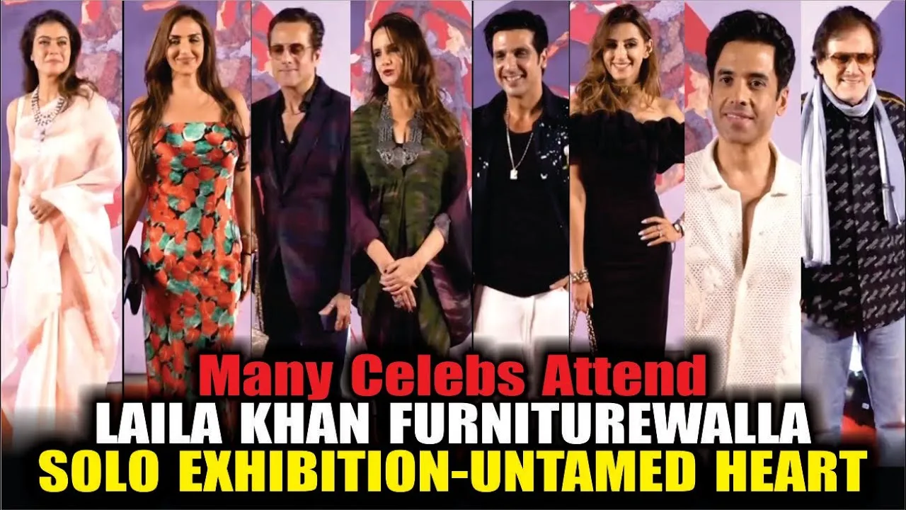 Laila Khan Furniturewalla’s ‘Untamed Heart’ Exhibition Stuns with Kajol, Raveena & Alaya