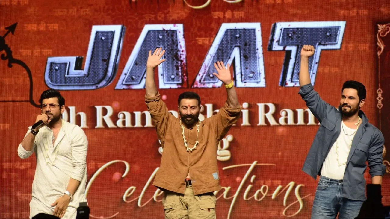 Sunny Deol, Viineet Kumar Siingh & Randeep Hooda Launch 'Oh Rama Shri Rama' in Banaras