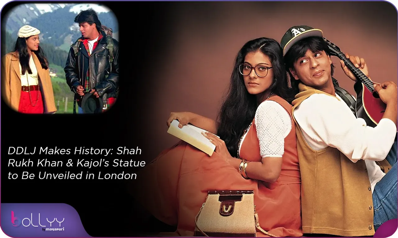 Dilwale Dulhania Le Jayenge Makes History Shah Rukh Khan & Kajol’s Statue to Be Unveiled in London