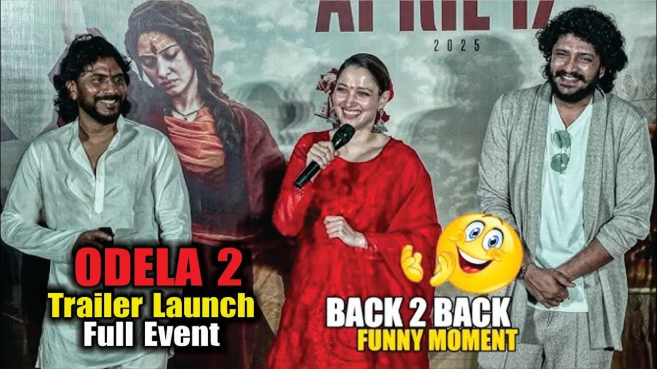 Tamannaah Bhatia Shines at 'Odela 2' Trailer Launch, Talks Role & Life Lessons