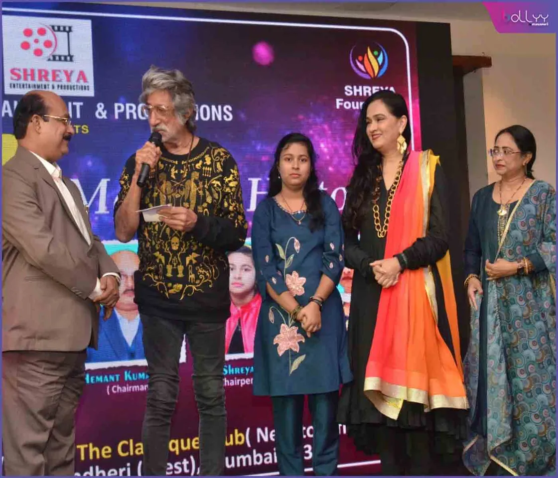 Shakti Kapoor and Padmini Kolhapure at the launch of two albums of Shreya Entertainment