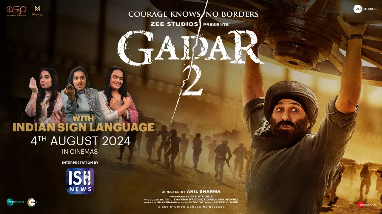GADAR 2 Tara Singh's Epic Saga Returns for Deaf Audience on 4th Aug
