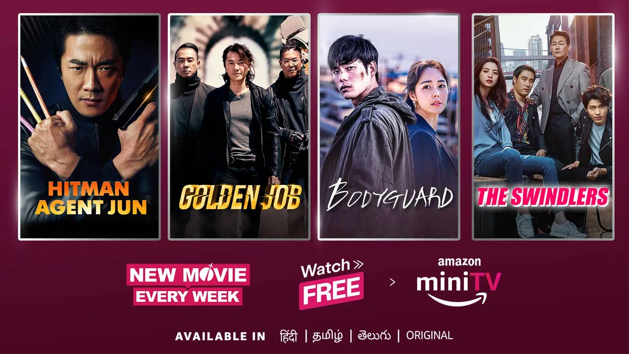 Amazon miniTV Action-Packed Asian Movies in Hindi, Tamil, Telugu