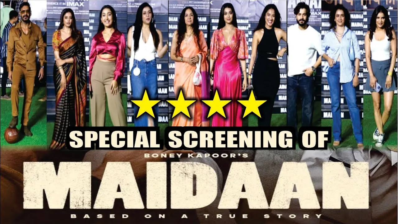 Ajay Devgan's Maidan Gets Special Screening Ahead of Eid Release