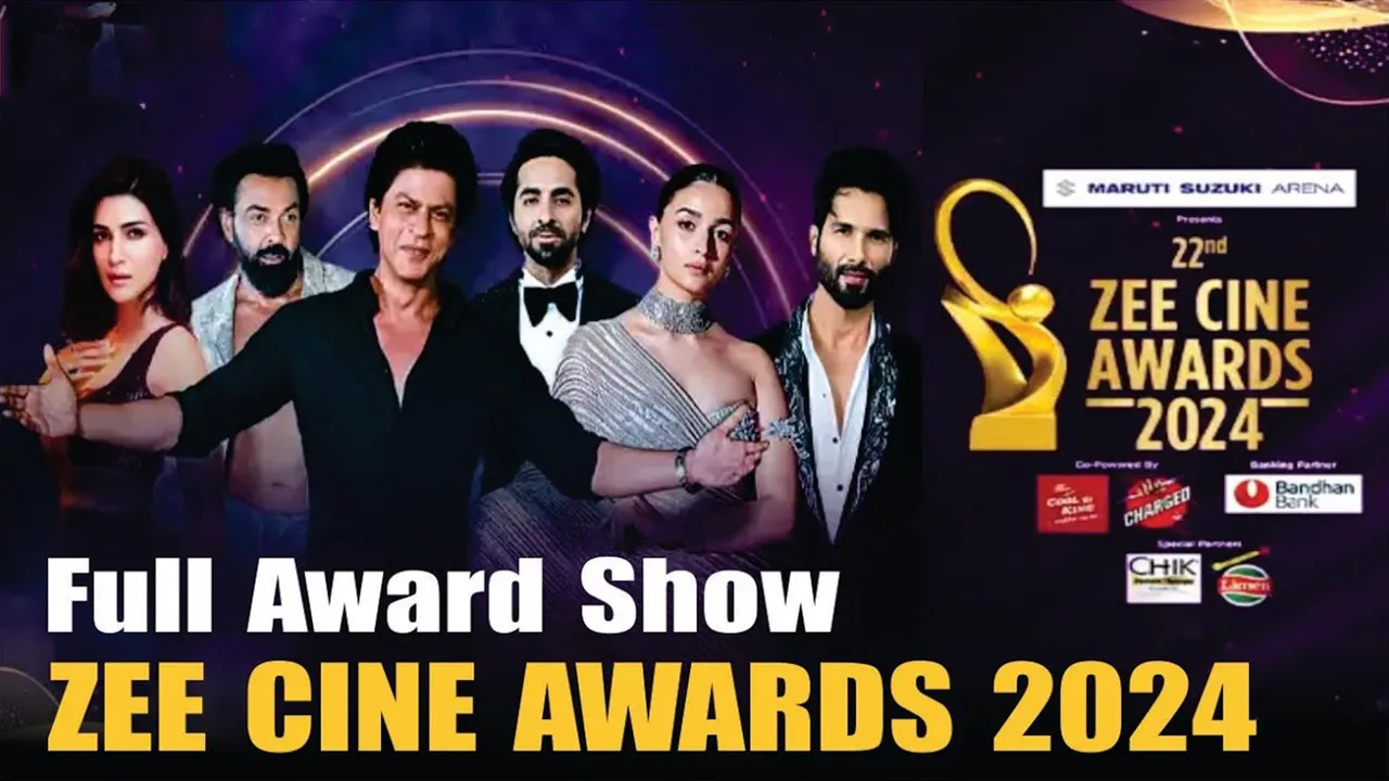 Bollywood Icons Grace ZCA Arena Purple Carpet at 22nd Zee Cine Awards 2024