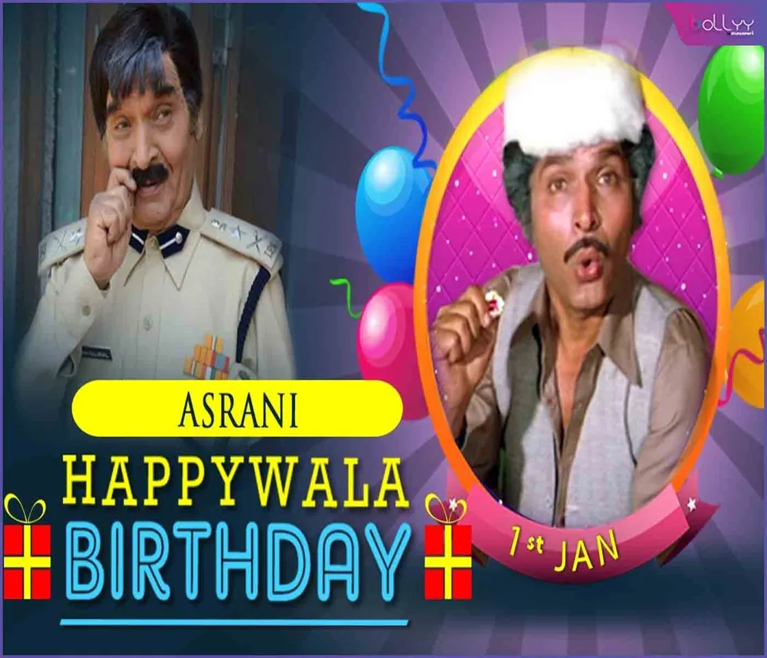 Asrani Birthday Special Actor Asrani, who has worked in 400 films, made a special identity as a comedy actor.