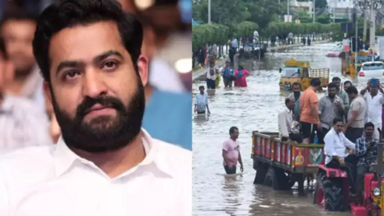 NTR Jr. Donates 1 Cr for Flood Relief in Andhra Pradesh and Telangana