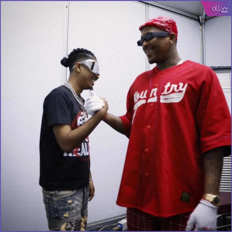 Rapper MC Stan with YG 