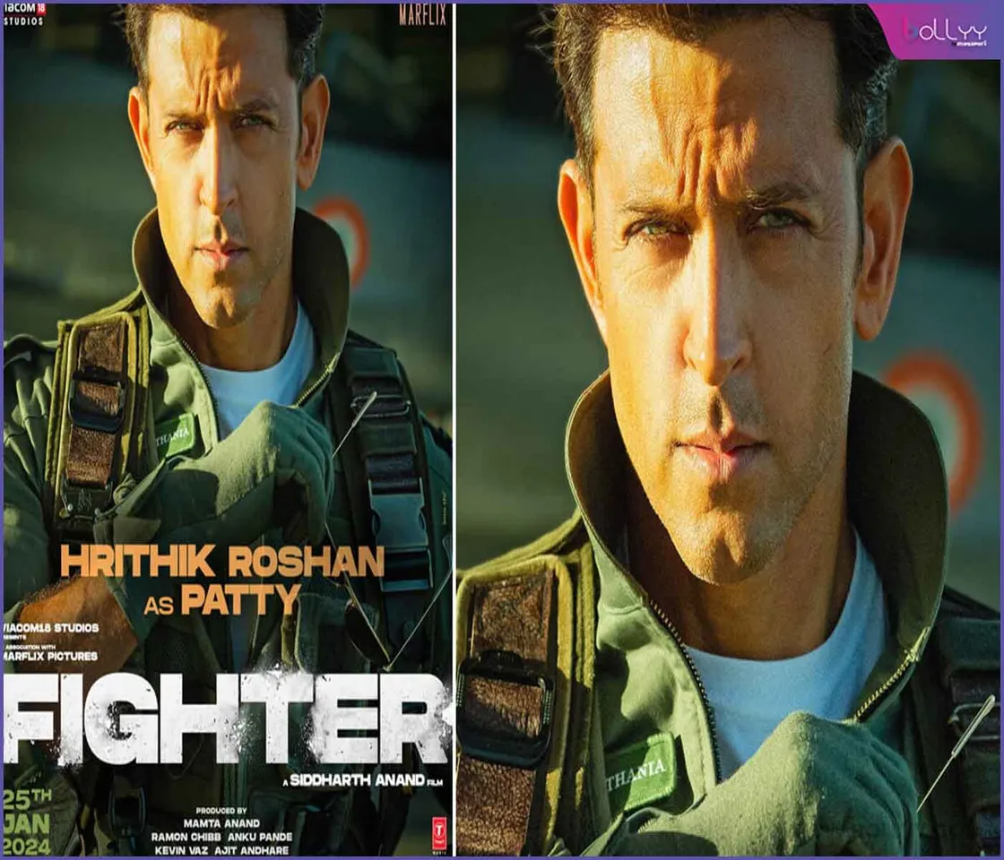 Hrithik Roshan’s Powerful First Look As Patty From The Film Fighter Is Unveiled