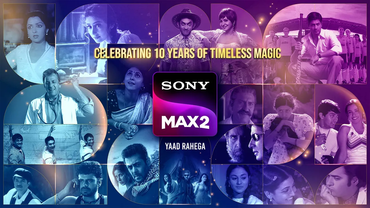 Sony MAX 2 Celebrates 10 Years with Tribute to Classic Indian Films