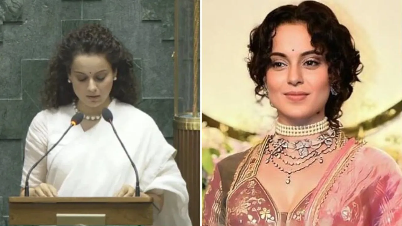 Kangana took oath as Lok Sabha member