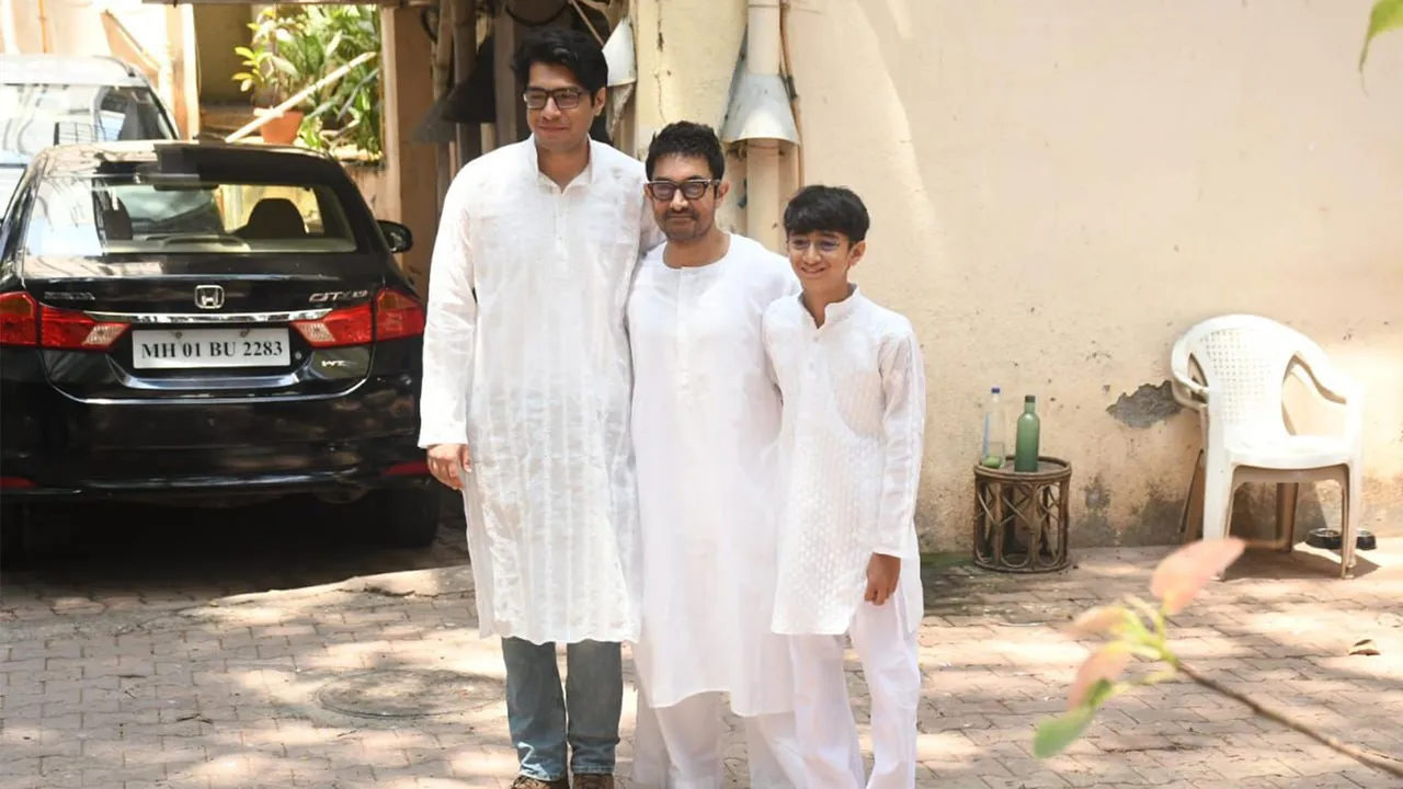Aamir Khan celebrated Eid with his mother and family!