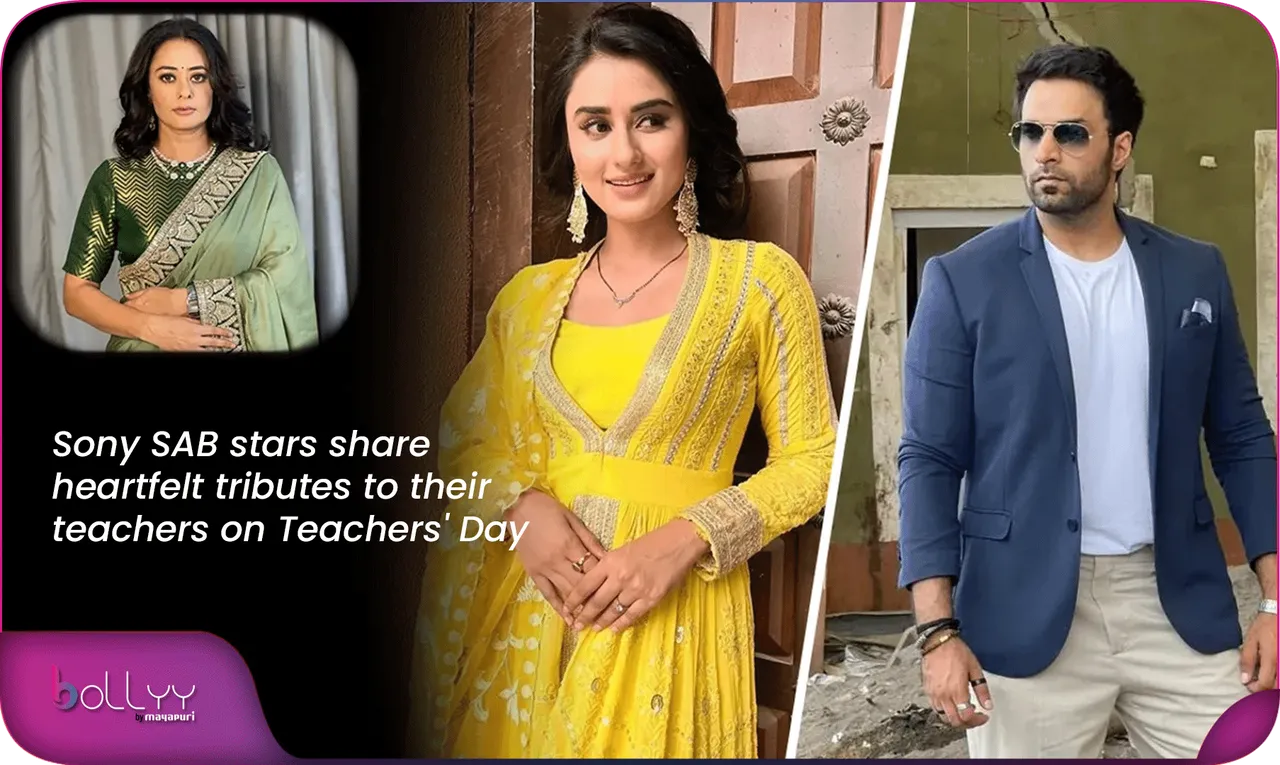 Sony SAB stars share heartfelt tributes to their teachers on Teachers' Day