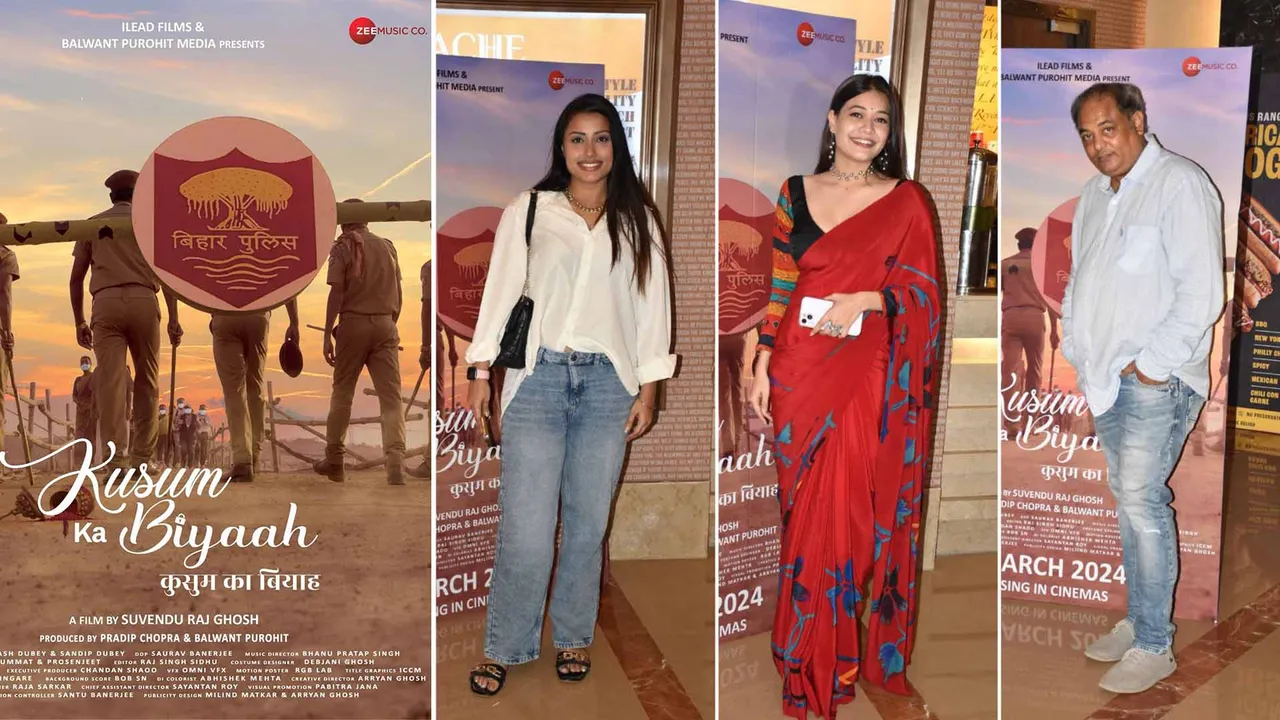 Premiere of Kusum Ka Biyaah Held in Kolkata, the City of Joy