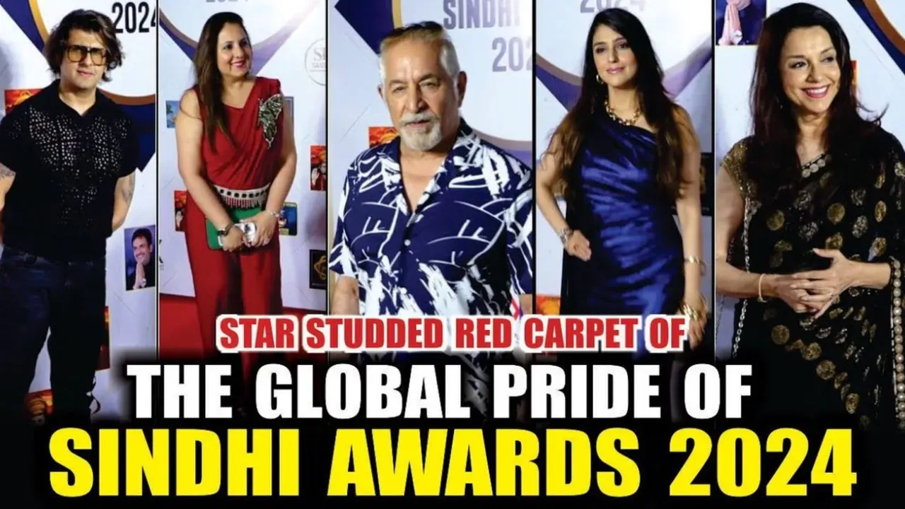 Sonu Nigam arrives at the Global Pride of Sindhi Awards 2024