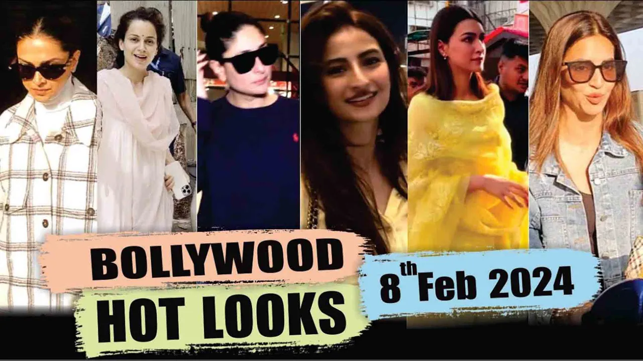 Deepika, Kangana, Kareena & Other Celebs Spotted On 8th Feb 2024