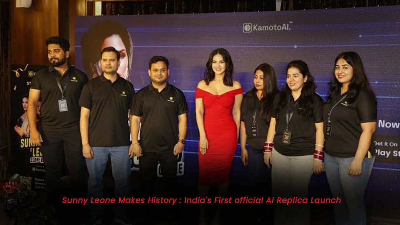Sunny Leone Makes History India's First official AI Replica Launch