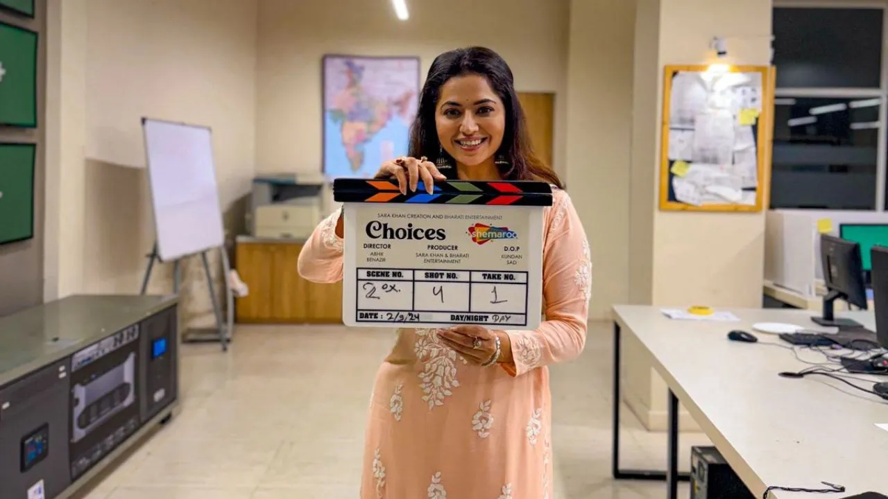 Ridheema Tiwari Begins Shooting for Sara Khan’s Web Film 'Choices'